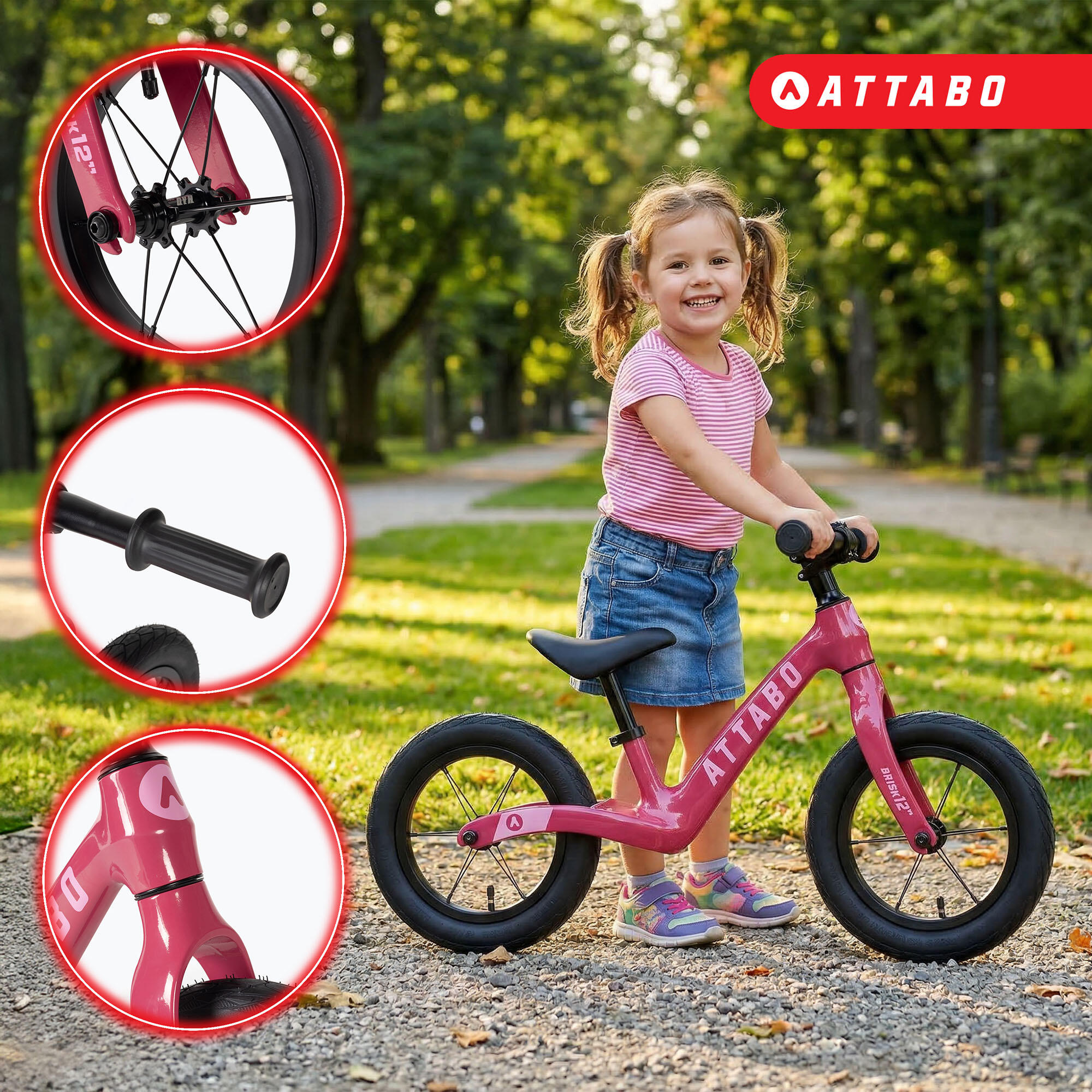 Bicicletta senza pedali ATTABO Brisk 6/7