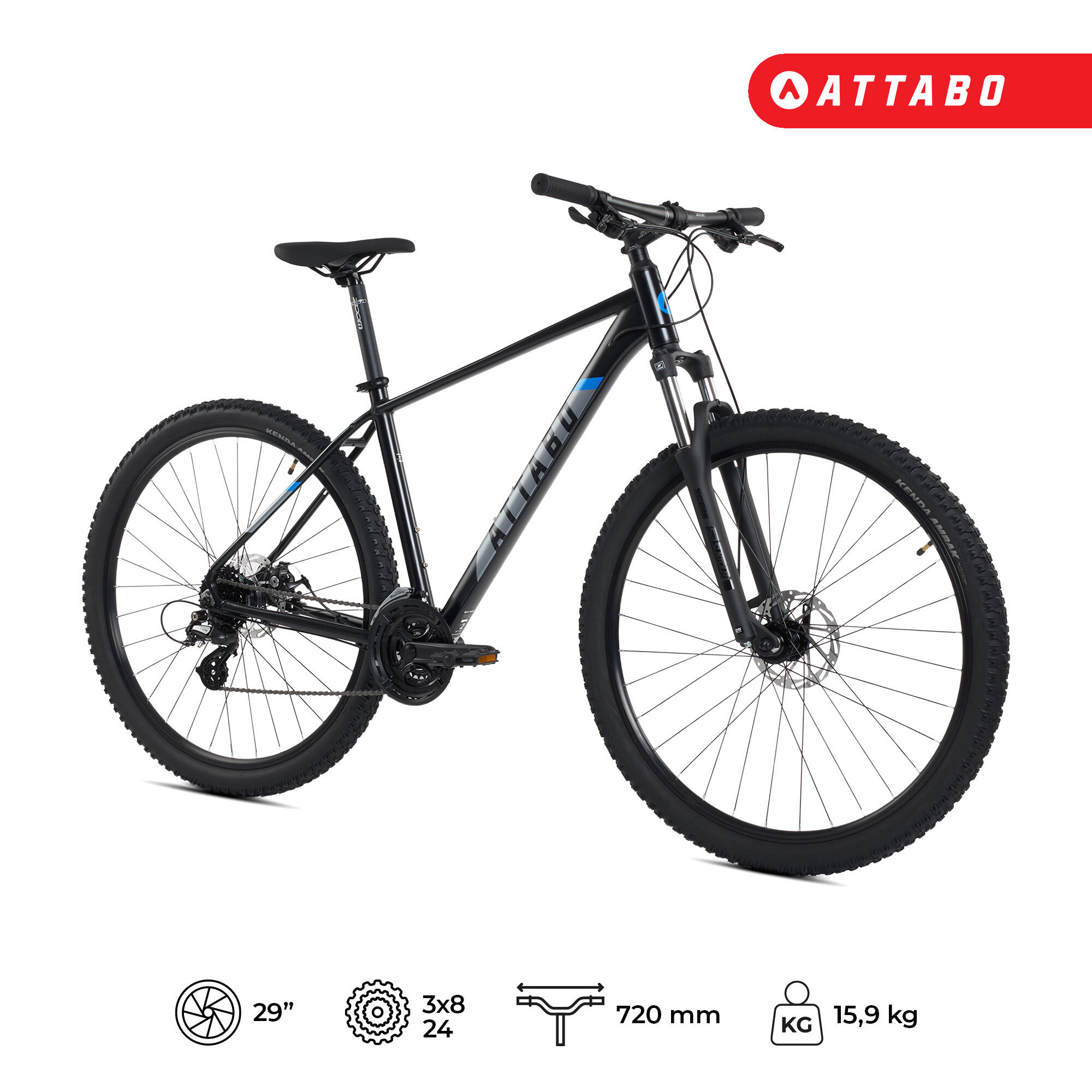 Rower górski męski ATTABO ALPE 2.0 29" 2/7