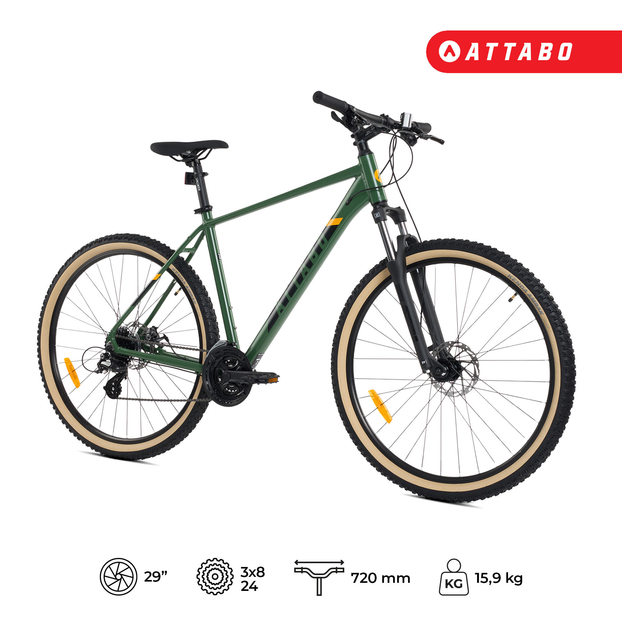 Rower górski męski ATTABO ALPE 2.0 29" 2/7