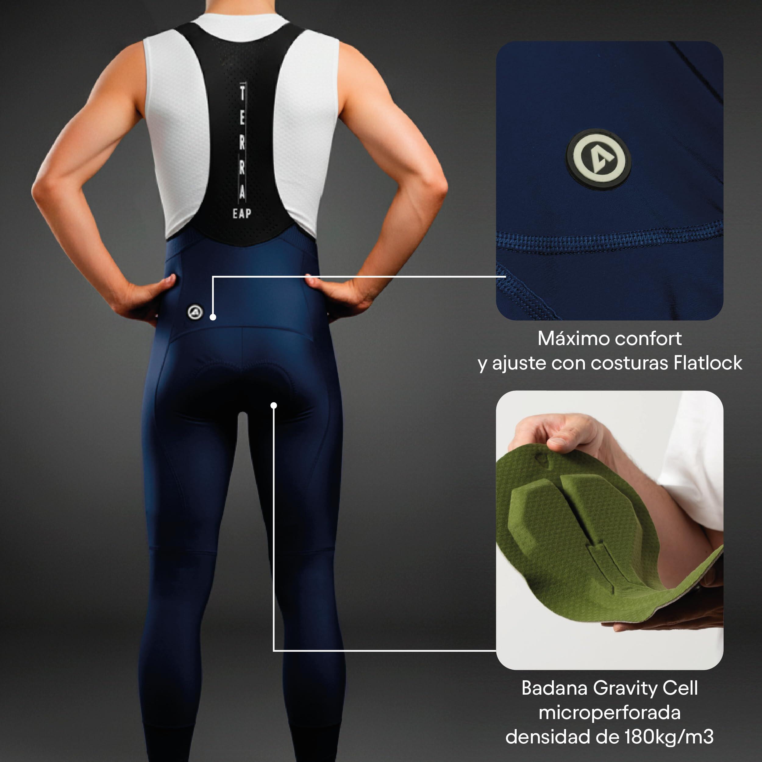 Atika Culotte Ciclismo Hombre Largo Terra Confort – Ropa Ciclismo Hombre Tirante 3/7