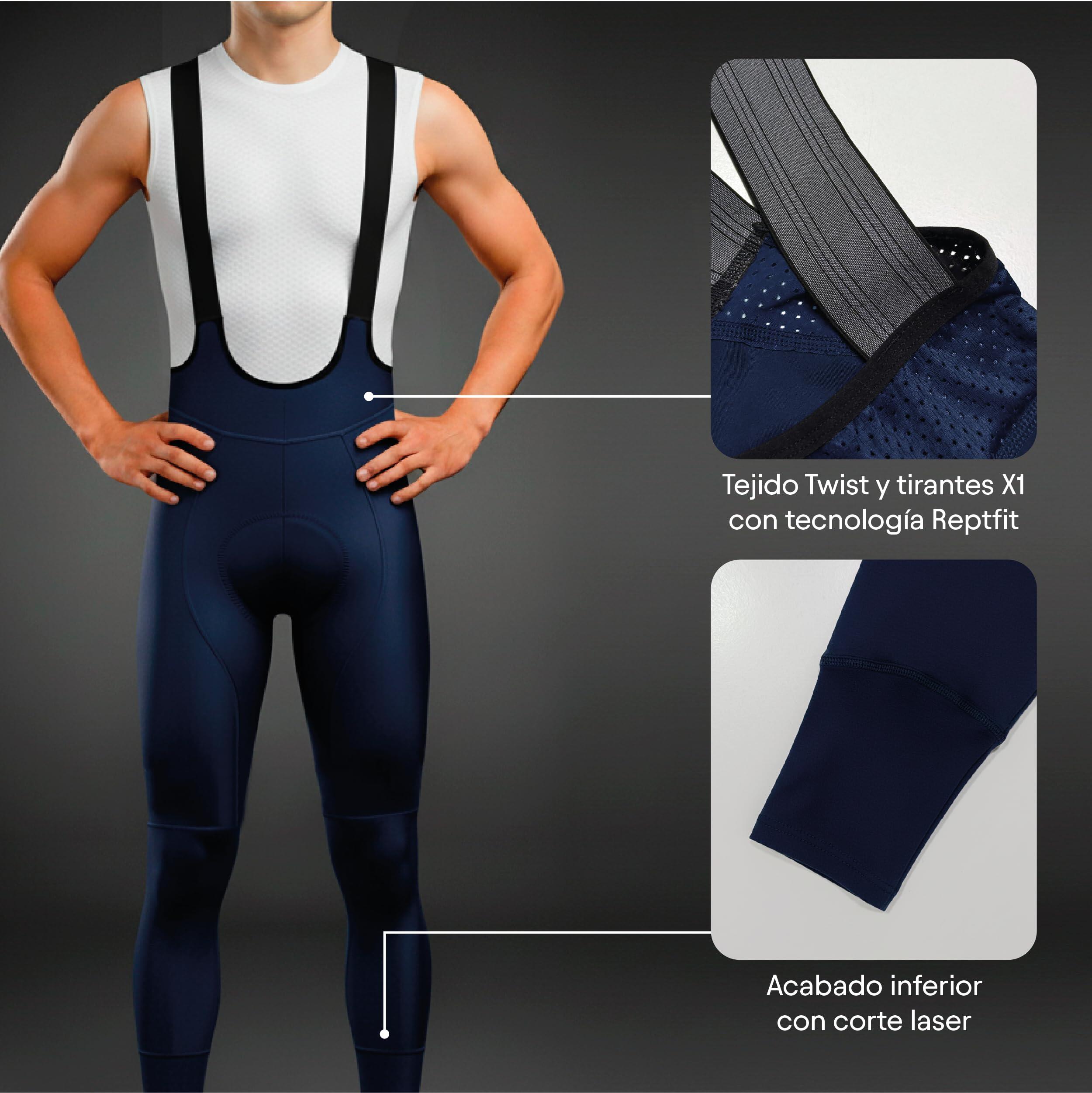 Atika Culotte Ciclismo Hombre Largo Terra Confort – Ropa Ciclismo Hombre Tirante 2/7