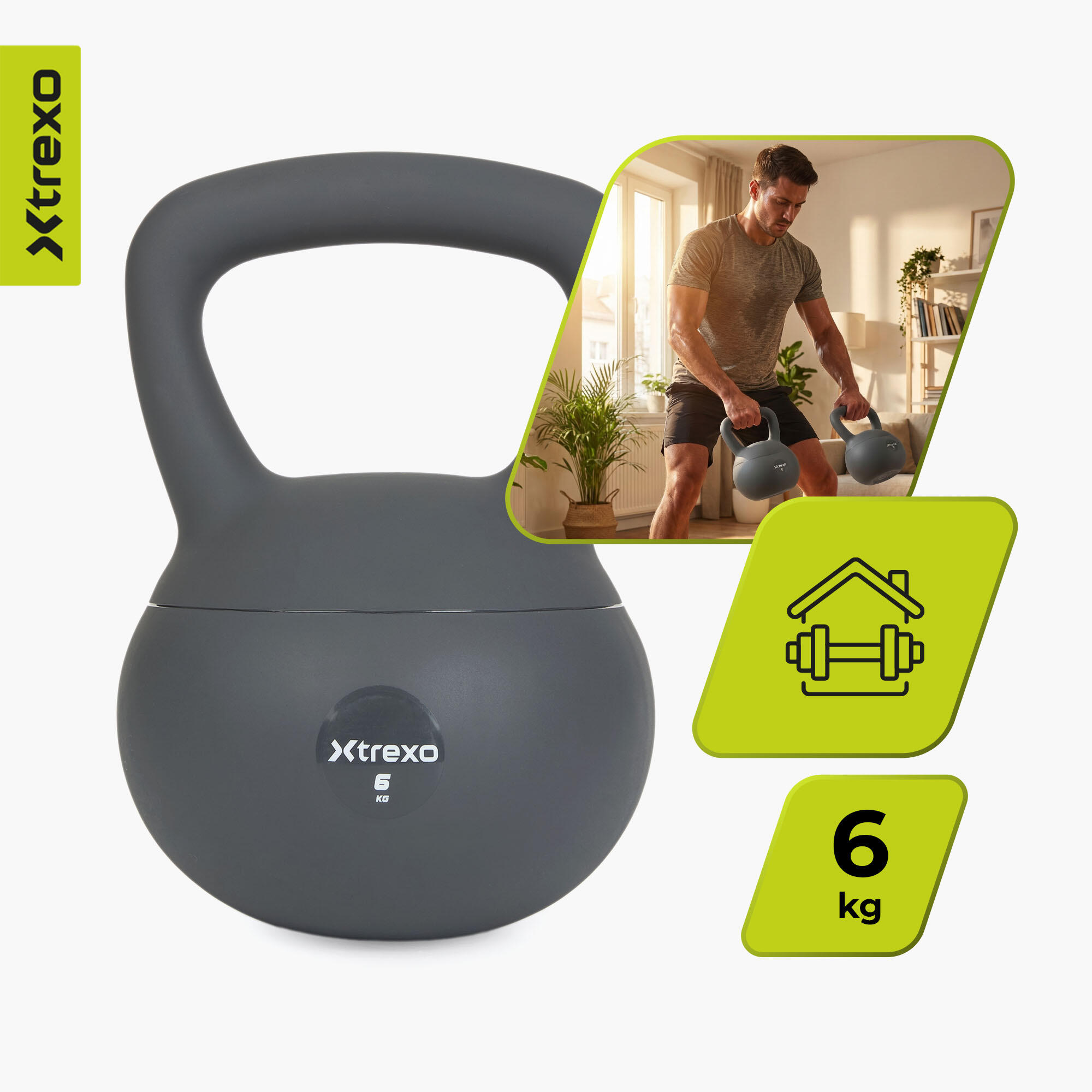 Kettlebell morbido XTREXO 6 kg 4/7