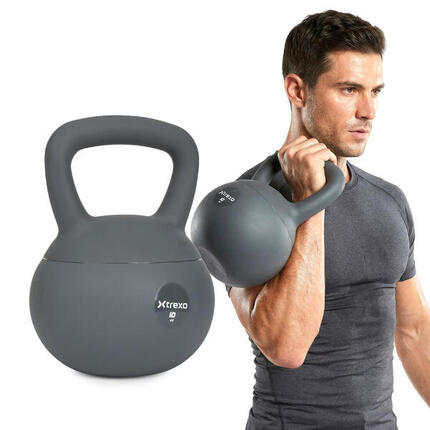 Kettlebell miękki XTREXO 10 kg szary