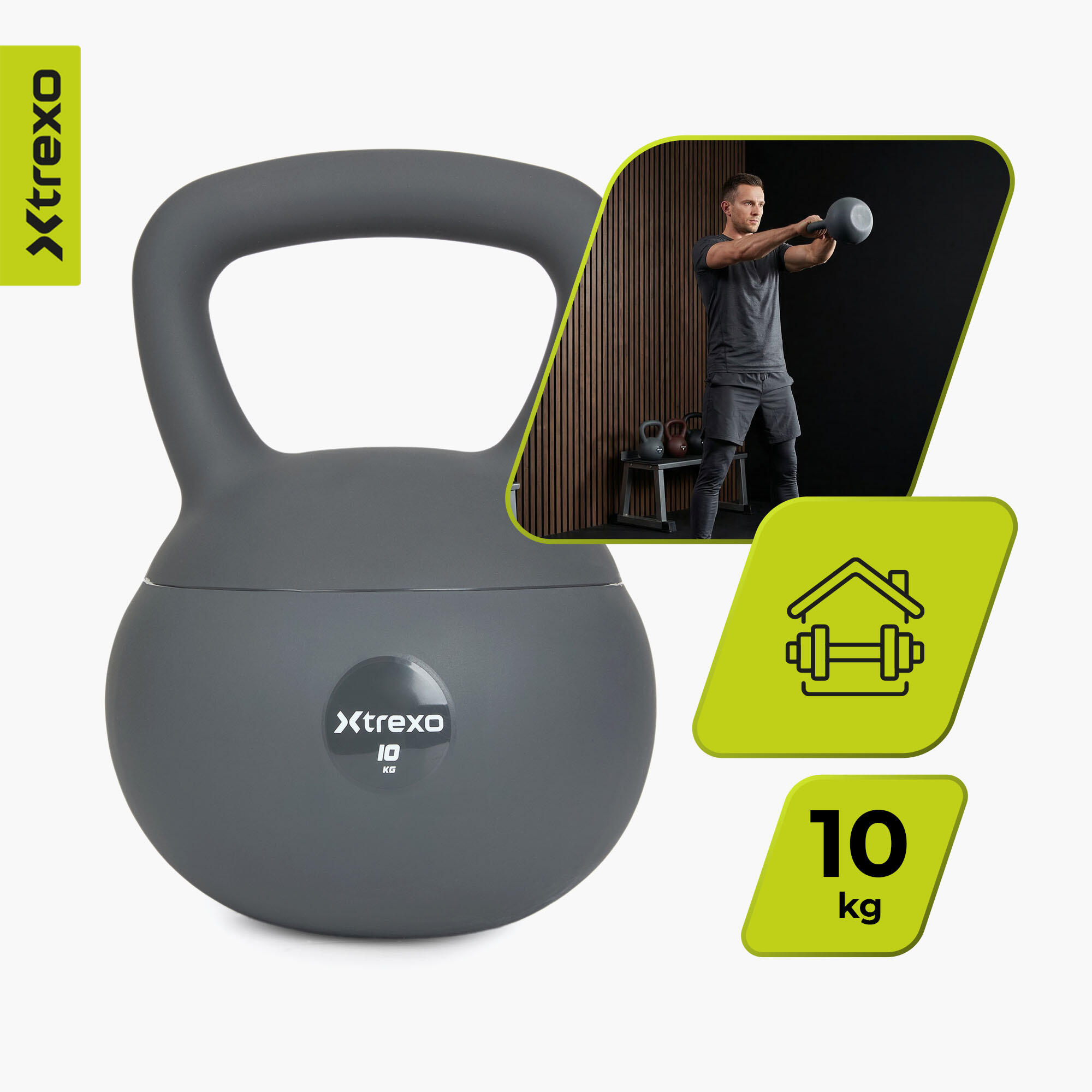 Kettlebell souple XTREXO 10 kg 4/7