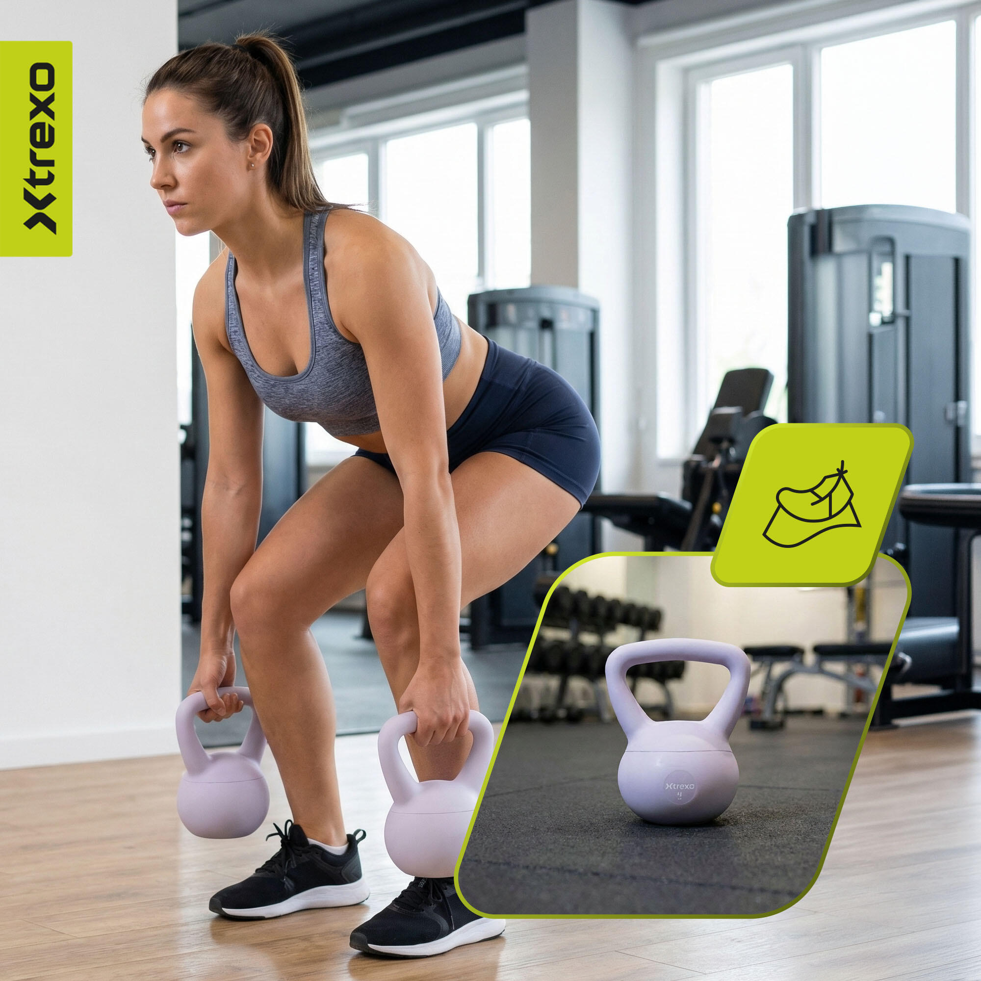 Kettlebell macio XTREXO 4 kg 5/7