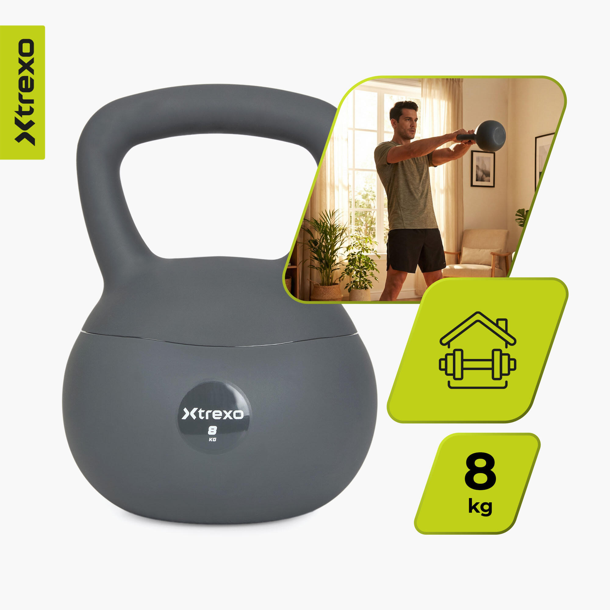 Kettlebell morbido XTREXO 8 kg 4/7