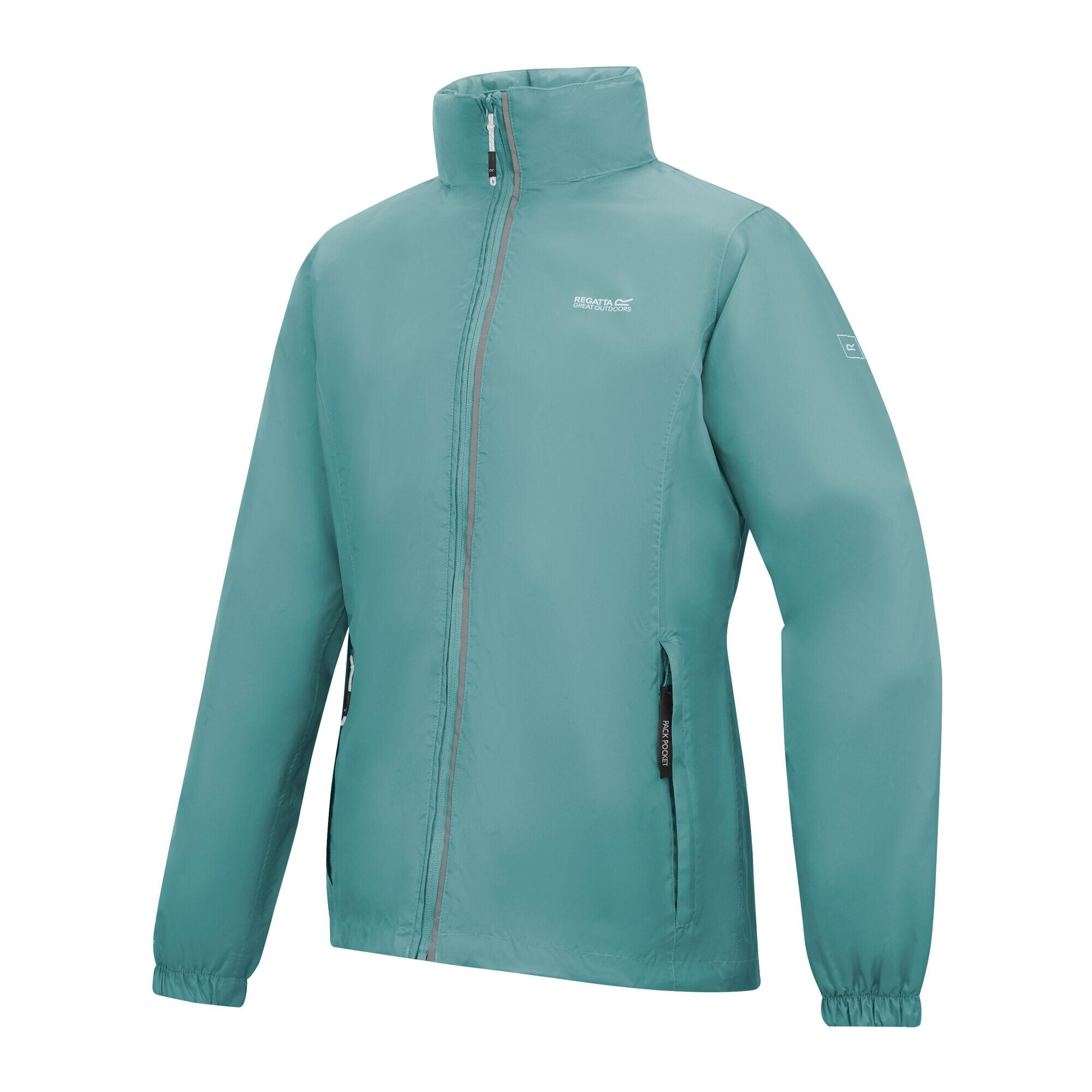Veste Imperméable À Capuche CORINNE Femme (Pastel Turquoise) 3/5