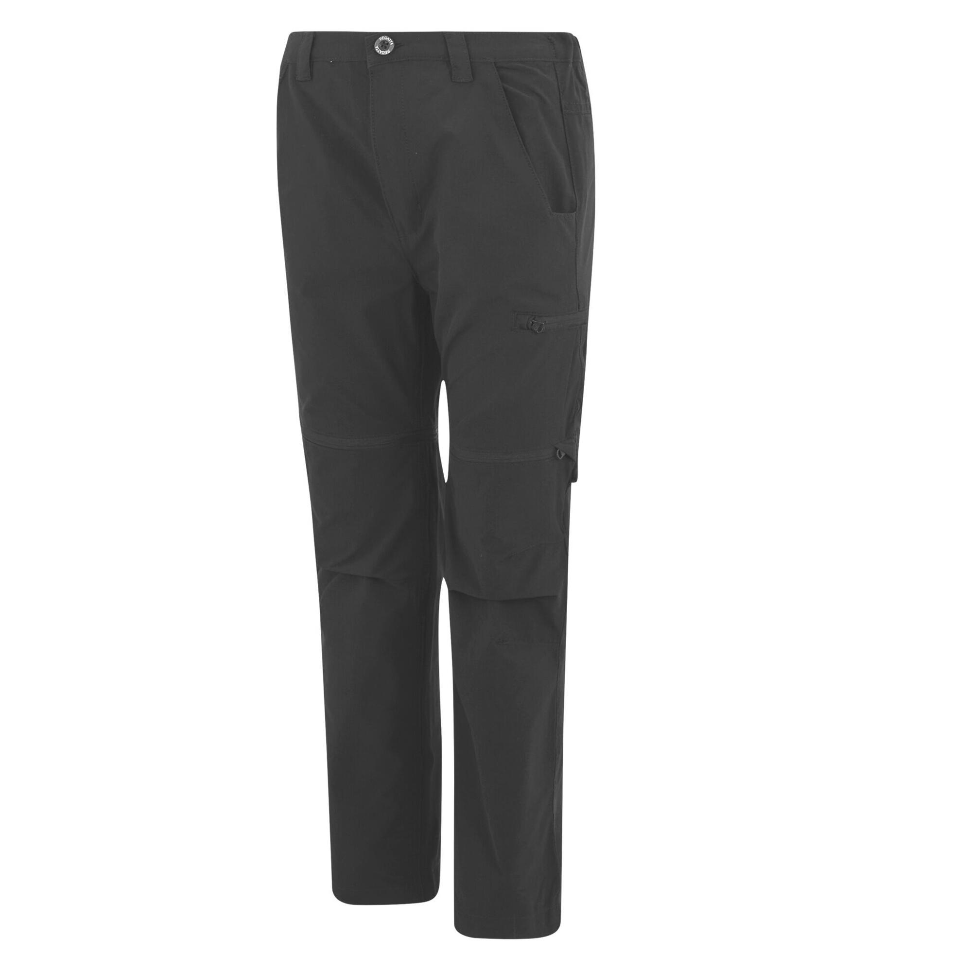 Pantalones Highton Caminar para Niños/Niñas Gris Oscuro 3/4