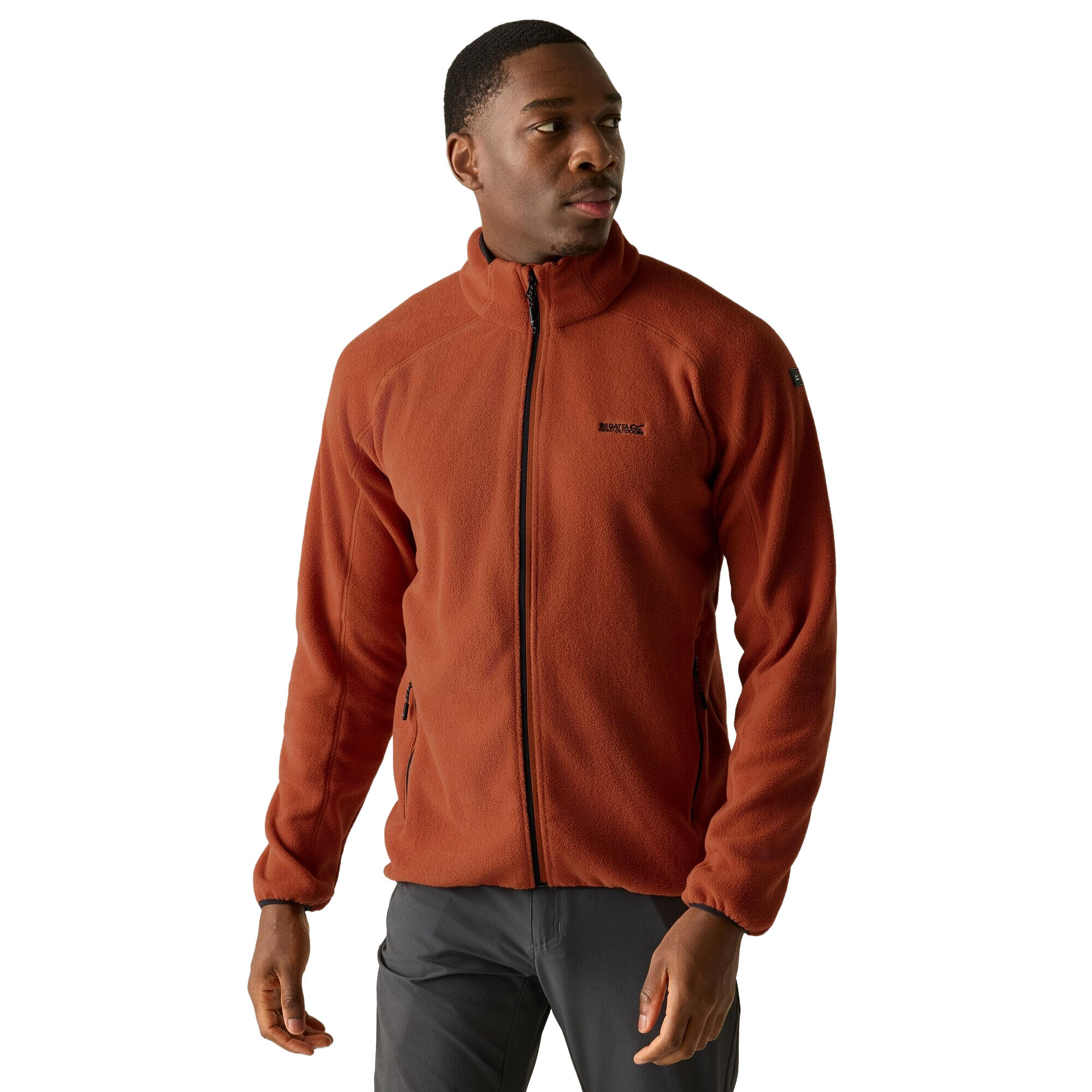 Veste Polaire HADFIELD Homme (Orange Foncé) 4/5
