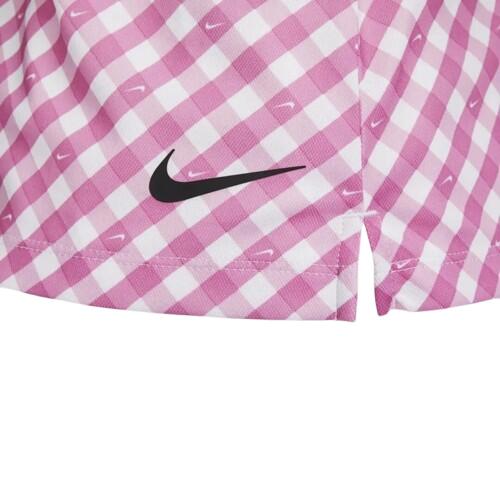 Polo da donna Nike Dry Fit Victory, rosa e bianca 5/5