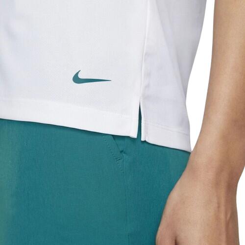 Polo de golf Nike Dry Fit Victory pour femme, blanc 4/4