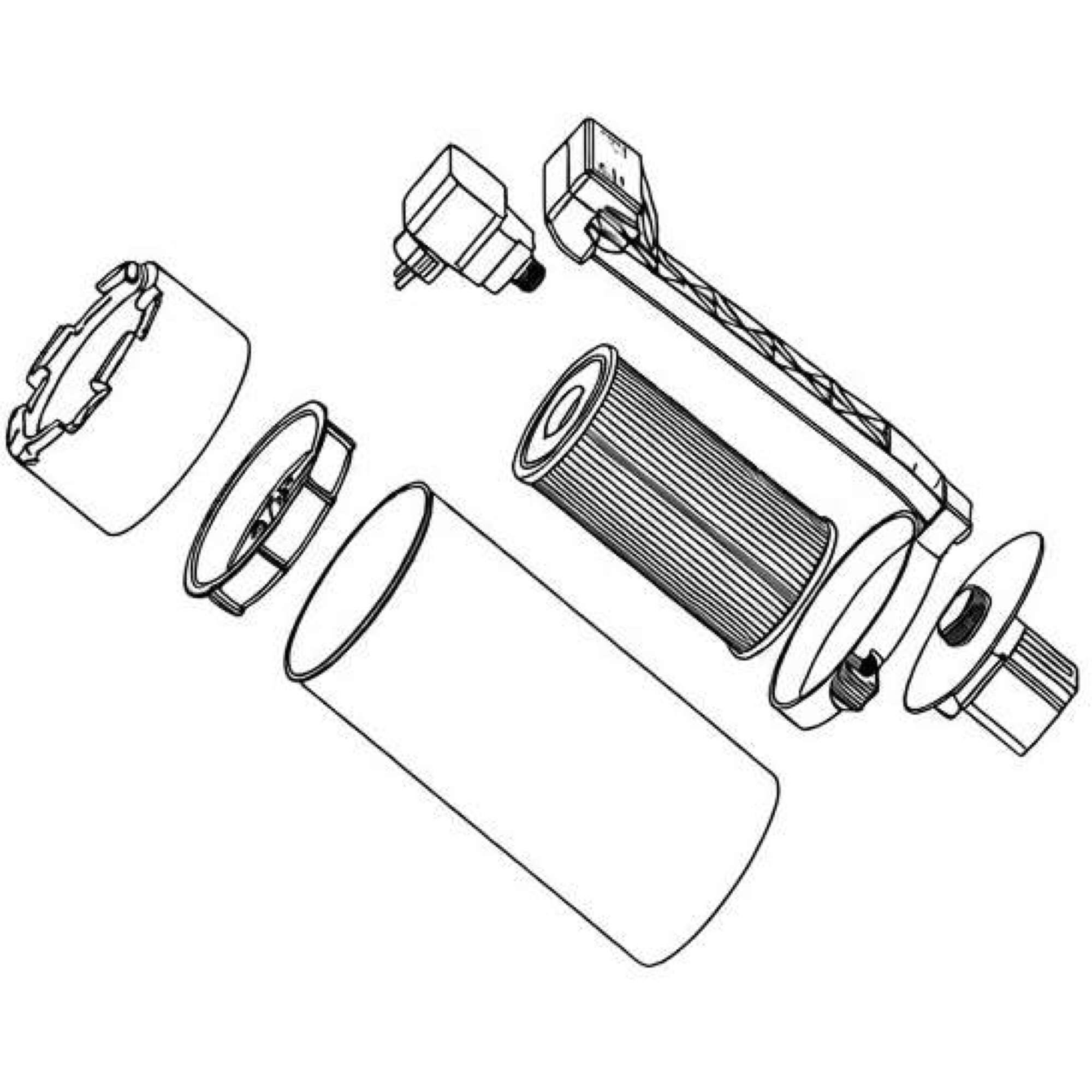 Einhängekartuschenfilter 1,7 m³/h 7/7