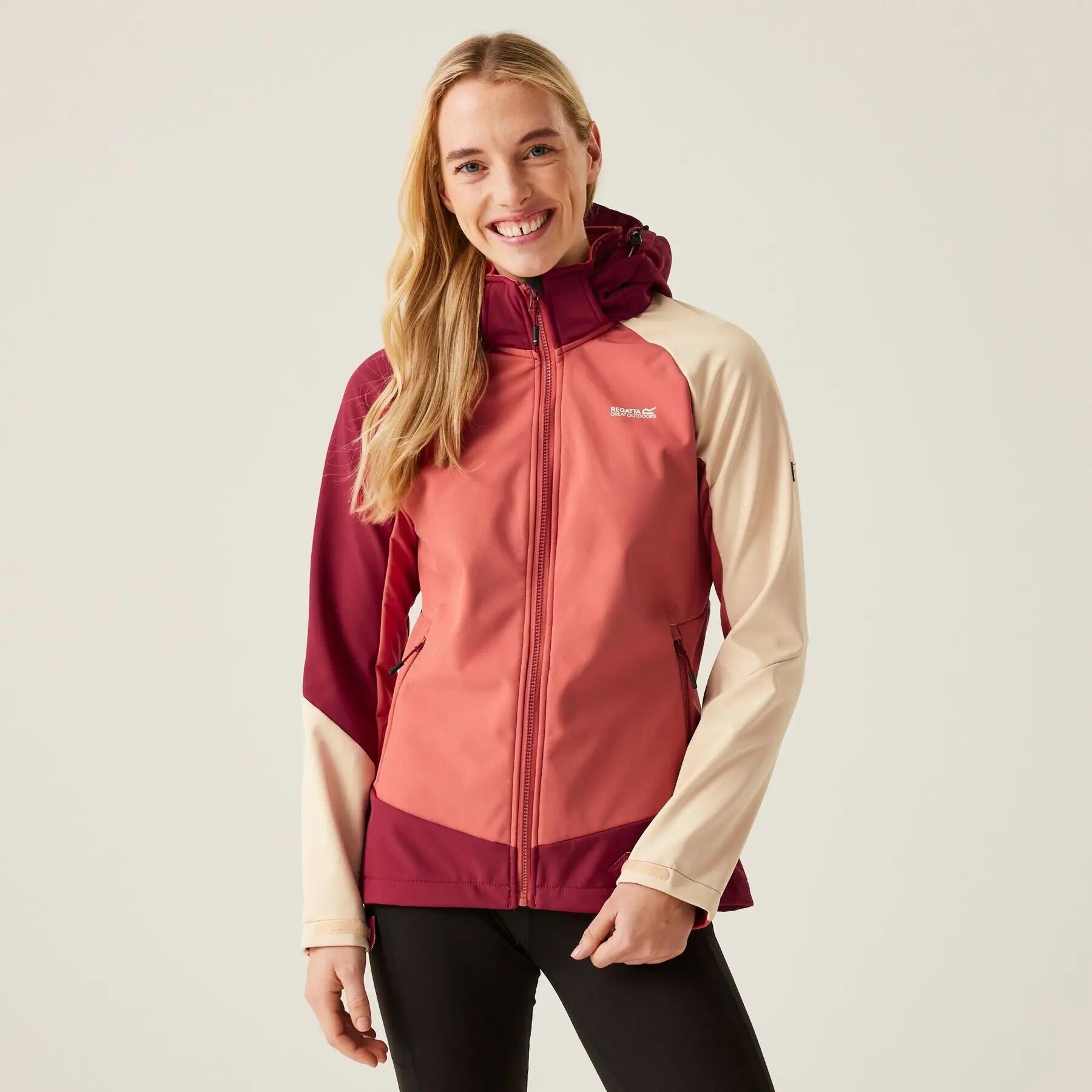 Veste à capuche softshell femme Regatta Desoto X 2/7