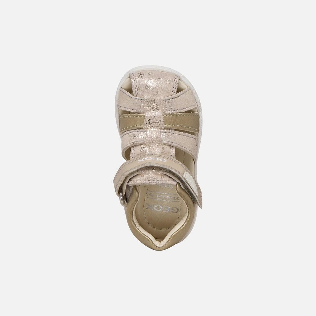 Sandales Bébé Fille B SANDAL MACCHIA GIR Beige/Platine 7/7