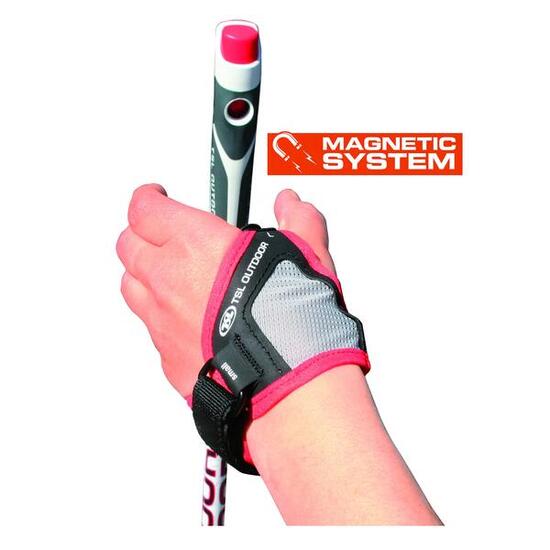 Handschlaufen Gantelets Magnetic Strap ST grey