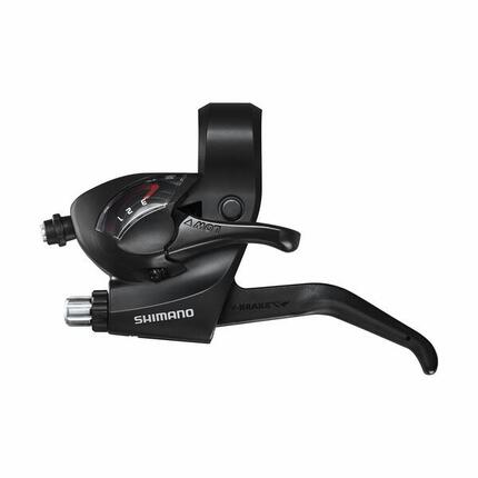 Levier de commande de dérailleur et frein (pour cintre plat) 3V Shimano ST-EF41-