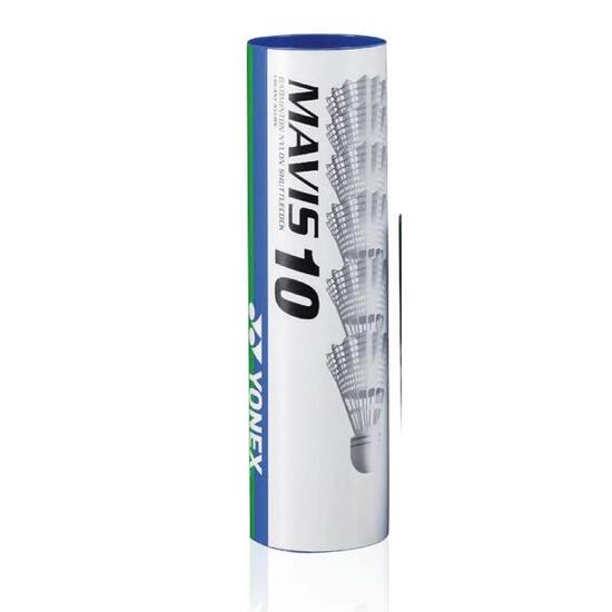 Tube de 6 volants de badminton Yonex Mavis 10
