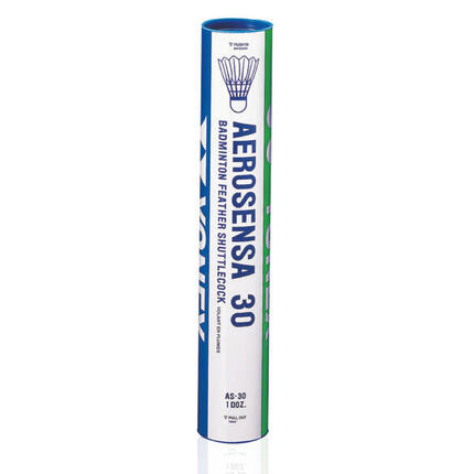 Tube de 12 volants de badminton Yonex Aerosensa 30