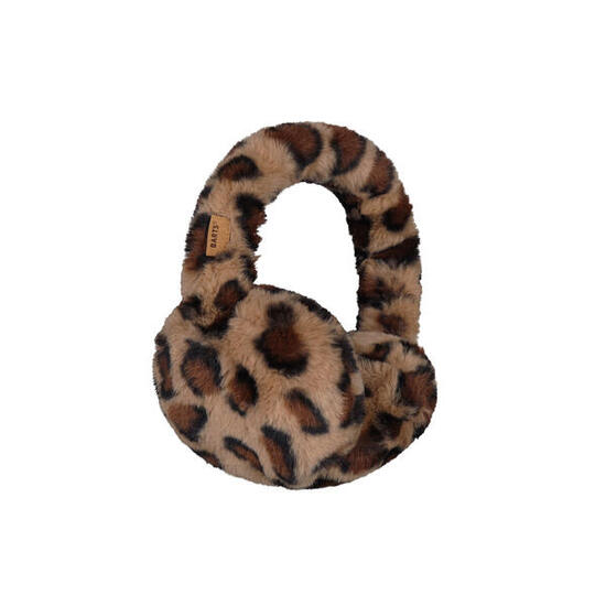 Cache Oreille Big Fur Earmuffs Print Brown Femme