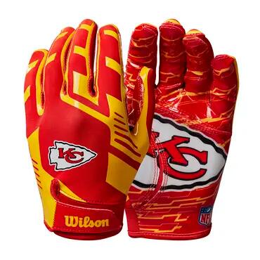 Luvas de apanhador elásticas para crianças Kansas City Chiefs 3/5