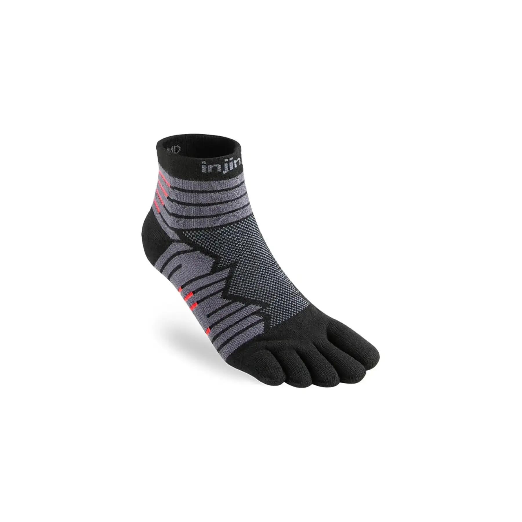 Chaussettes de trail mini-crew Injinji 1/4