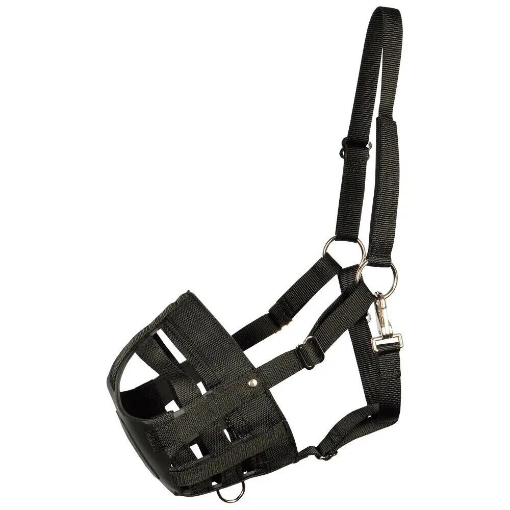 Harry's Horse Graasmasker Muzzle Air - Zwart 4/4