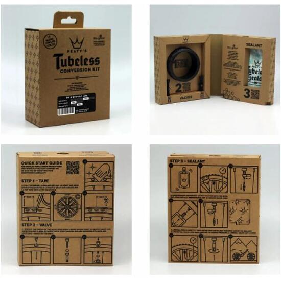 Kit conversion roue tubless Peaty's