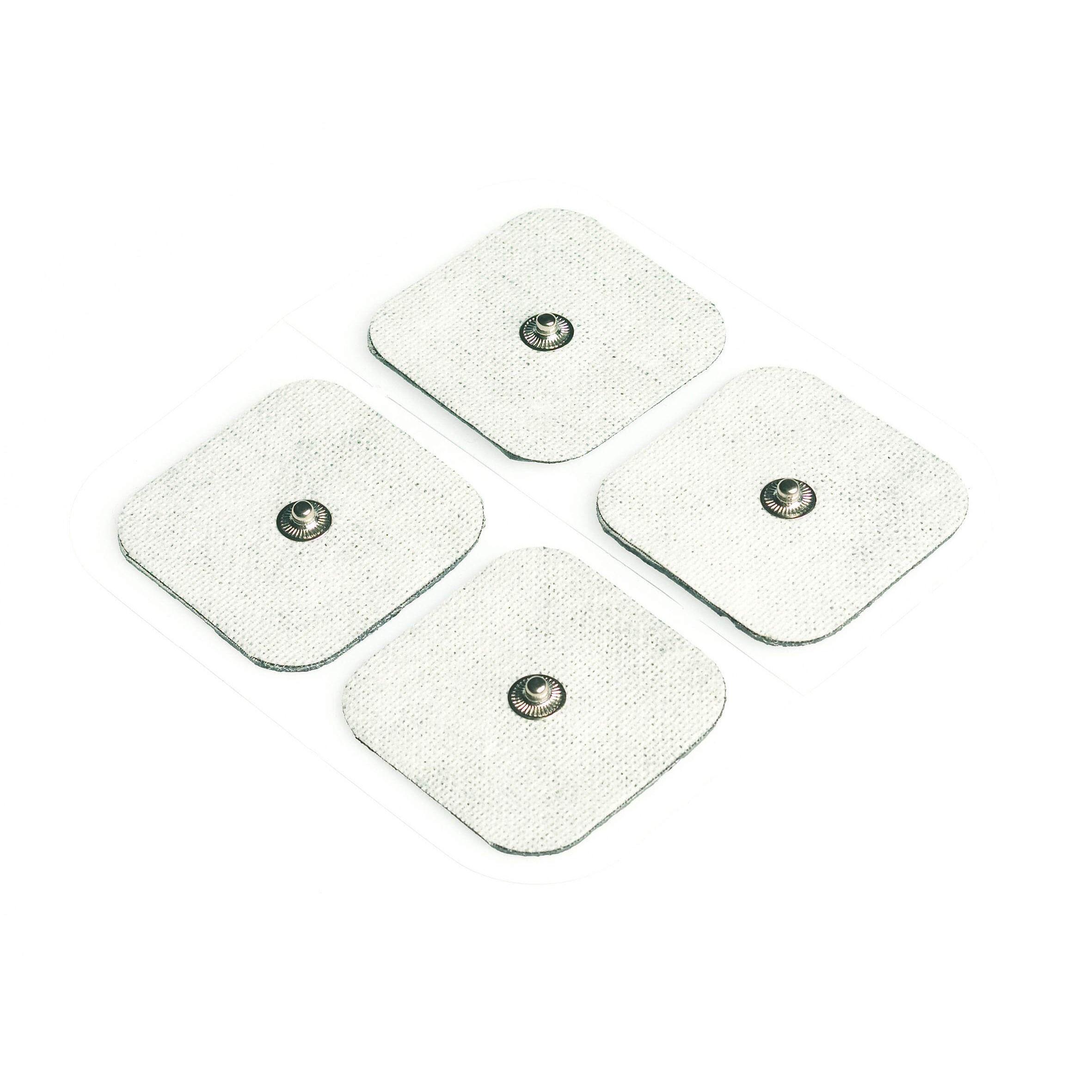40 Elettrodi Quadrati Riutilizzabili Per TENS/EMS - Con Gel Premium, 20 Coppie, Nessuna Irritazione