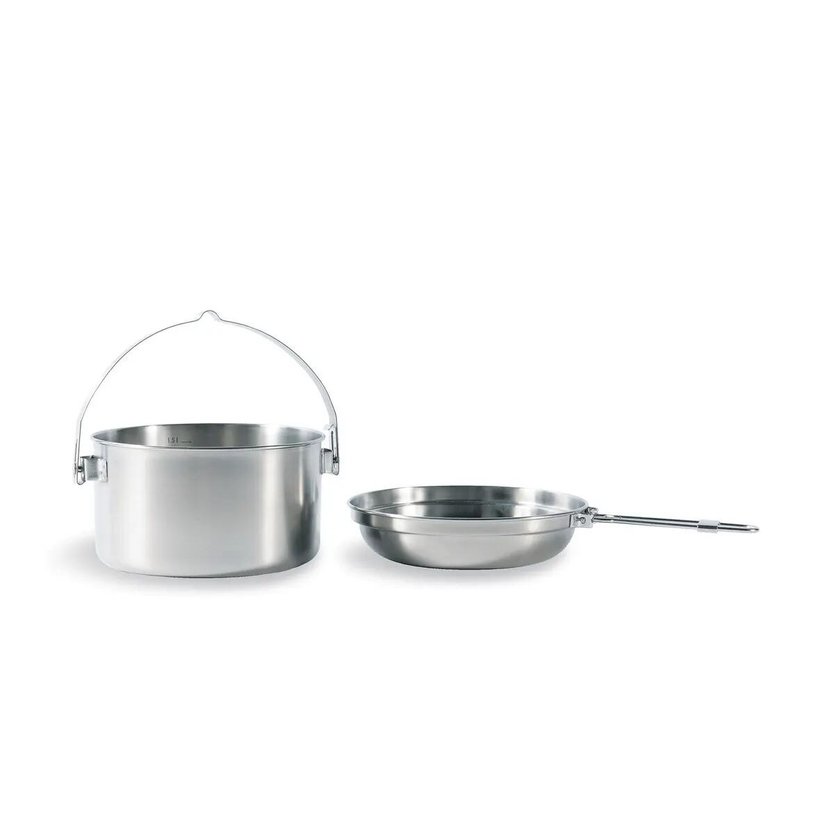 Oală de gătit drumeție Tatonka Kettle, Argintiu