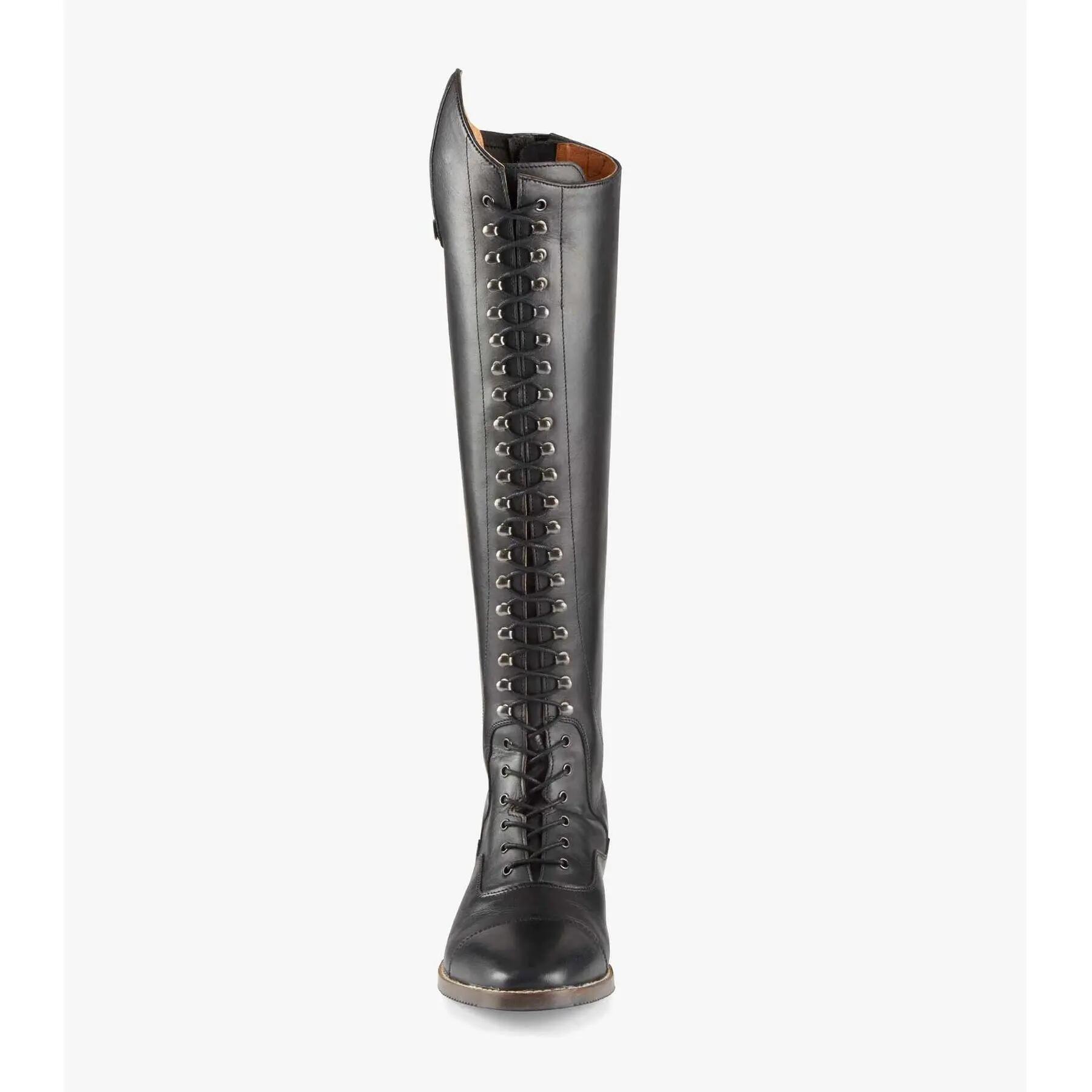 Bottes d'équitation en cuir à lacets femme Premier Equine Maurizia Wide Large 3/6