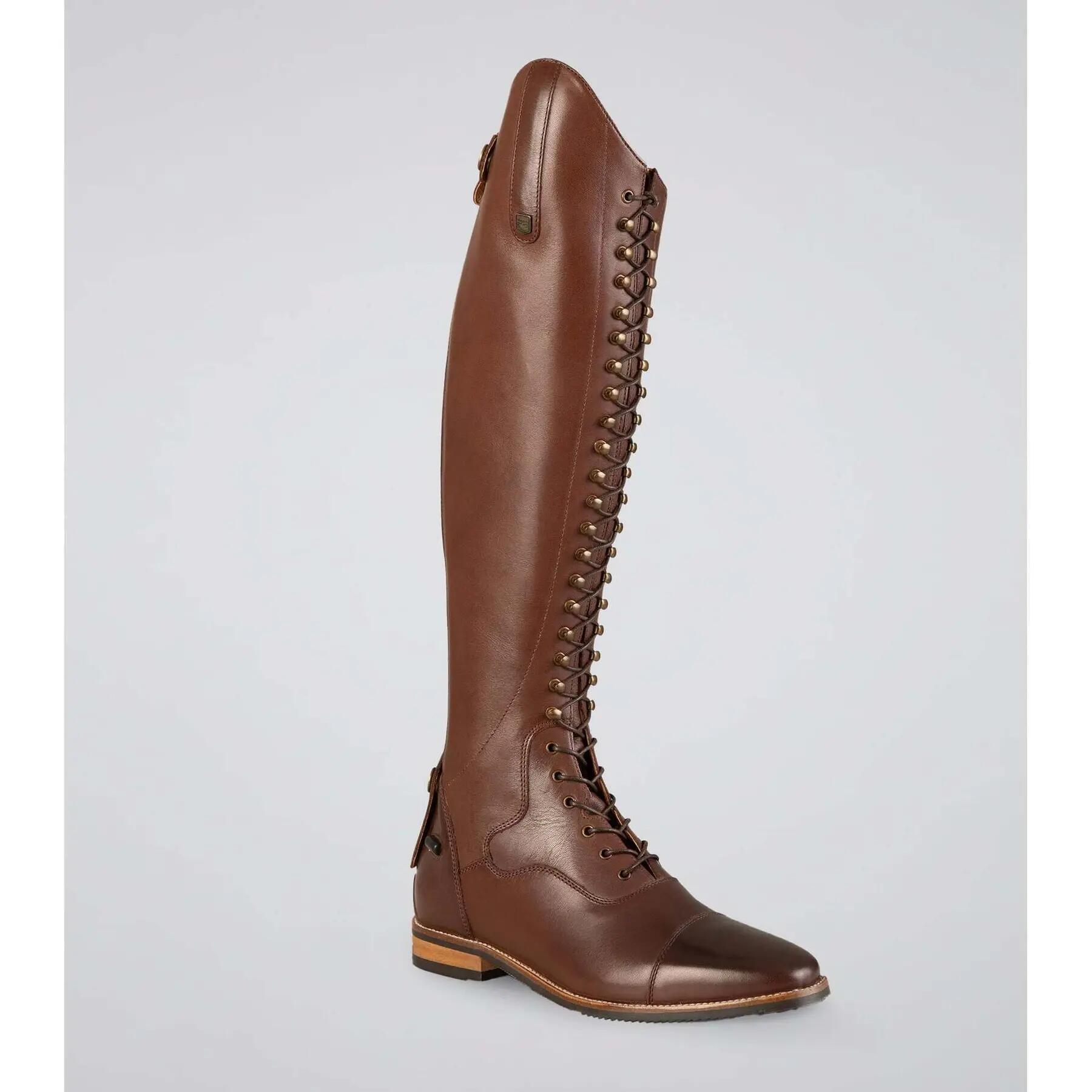 Botas de cabedal feminino em renda Premier Equine Maurizia Regular 4/5