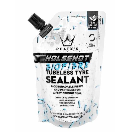 Liquide Biofibre tubless préventif crevaison Peaty's