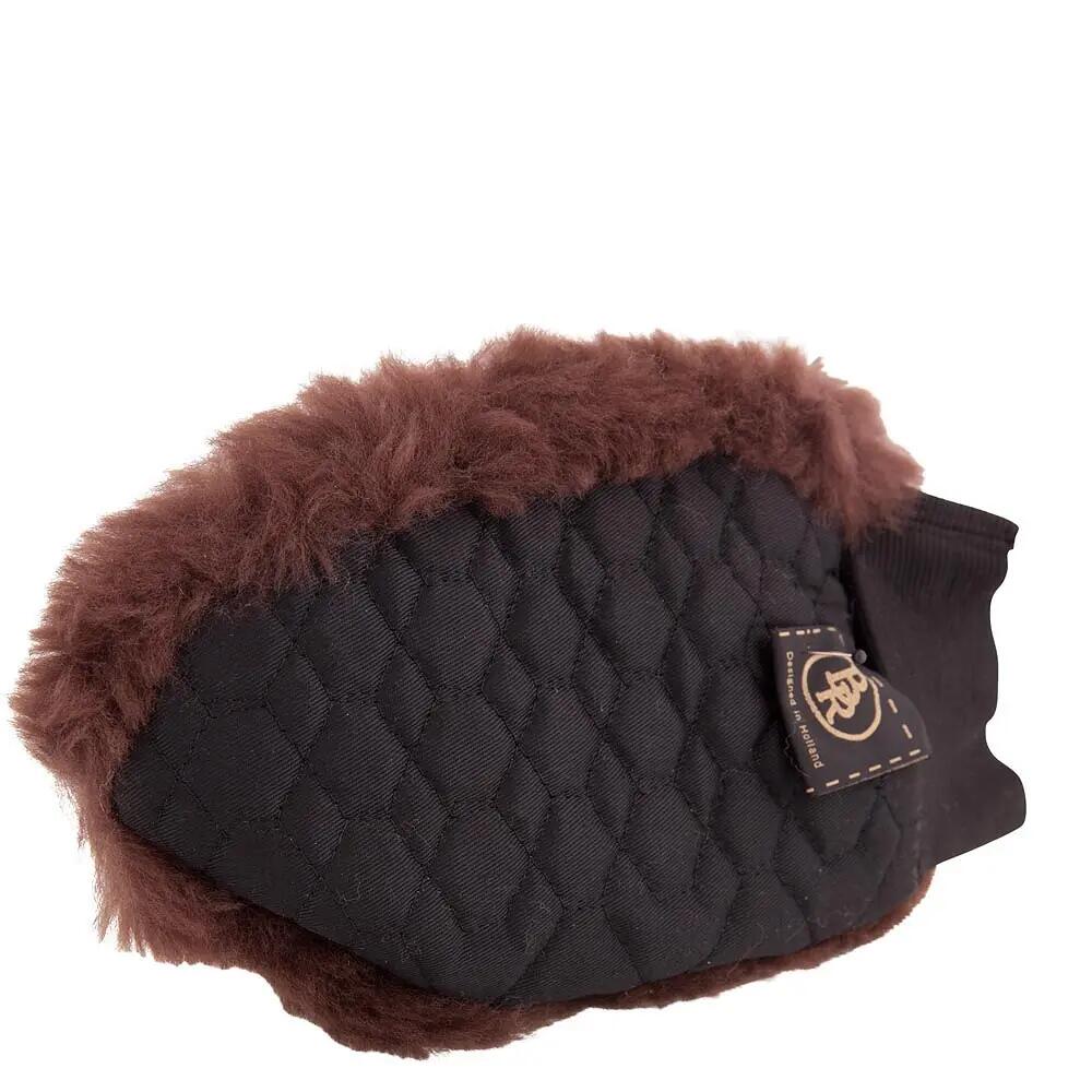 Gants de pansage simple face en mouton BR Equitation 2/4