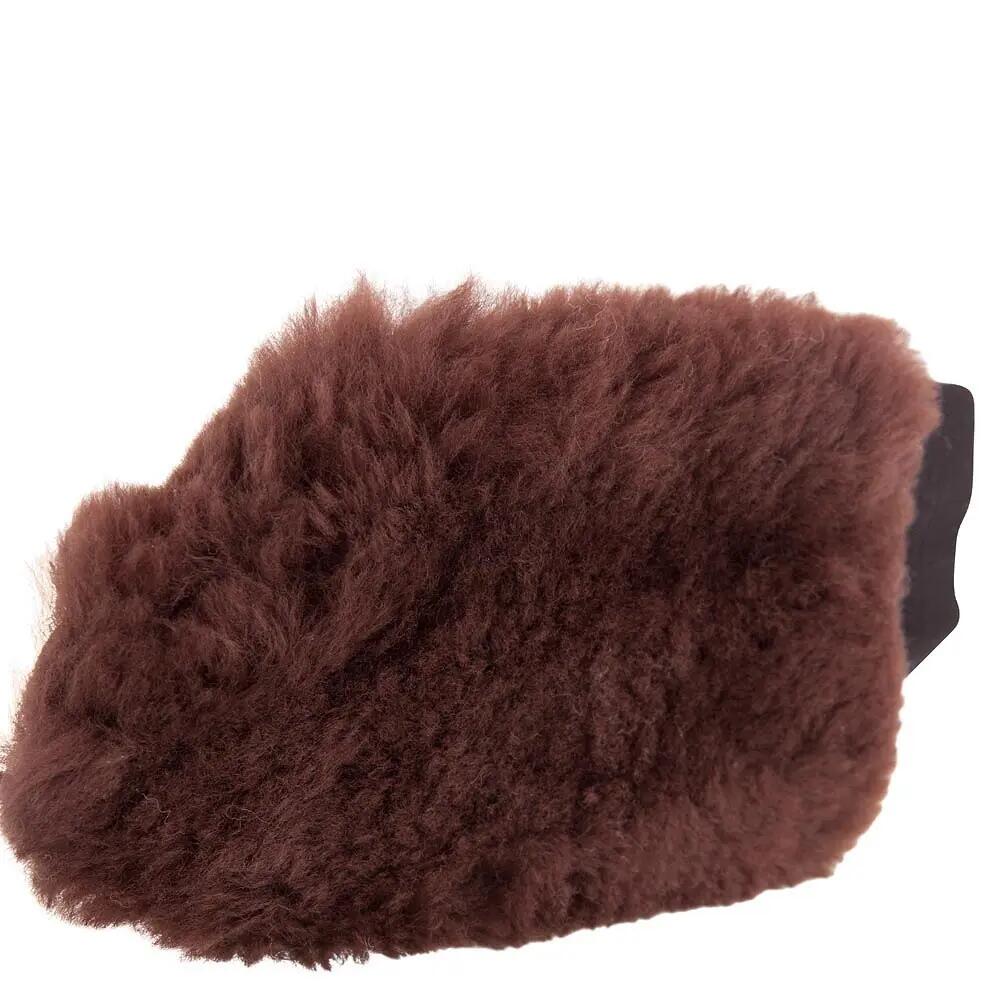 Sheepskin single-sided grooming gloves BR Equitation