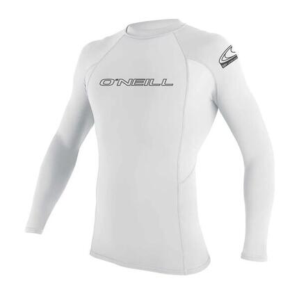 O'neill De Base Skins Manches Longues Crew Lycra Vest - Blanc