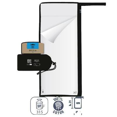 Hoeslaken katoen élémenterre epicea