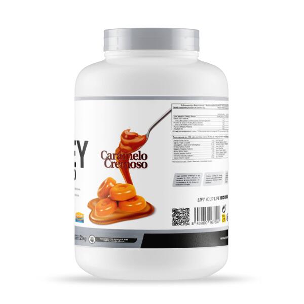 Whey Protein80 - 2 kg romige karamel MASmusculo 3/6