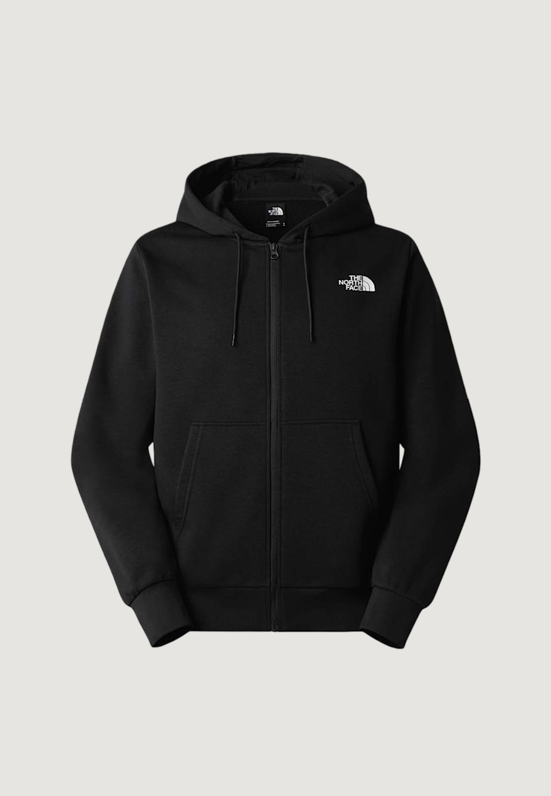 Felpa con cappuccio Uomo M SIMPLE DOME LIGHT REGULAR FULL ZIP HOO TNF Nero 5/5