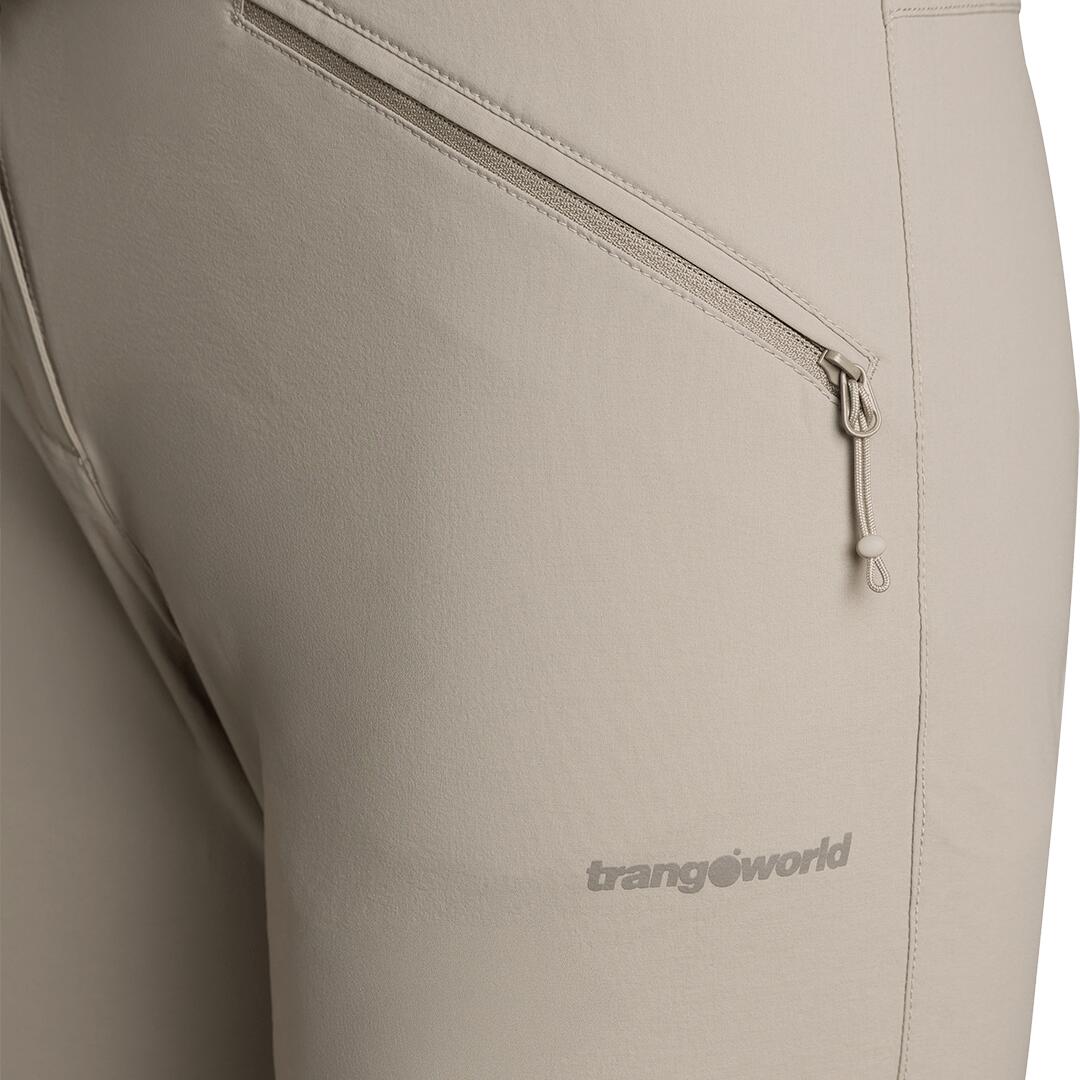 Calcas De Caminhada Mulher - TRANGO Buhler Convertible W SS - Taupe 3/5