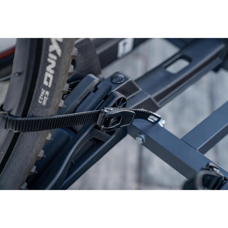 Suport auto transport 2 biciclete, prindere pe carligul de remorcare, 13 pini
