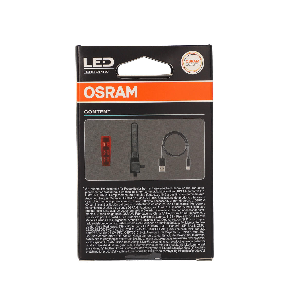 OSRAM Leds Bike Race Rear feu arrière LED rechargeable USB-C 7/7