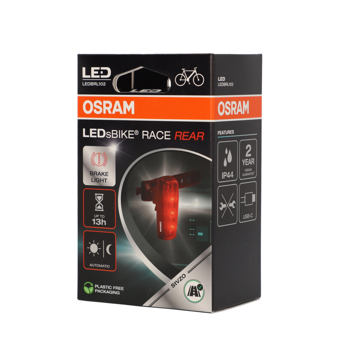 OSRAM Leds Bike Race Rear feu arrière LED rechargeable USB-C 6/7