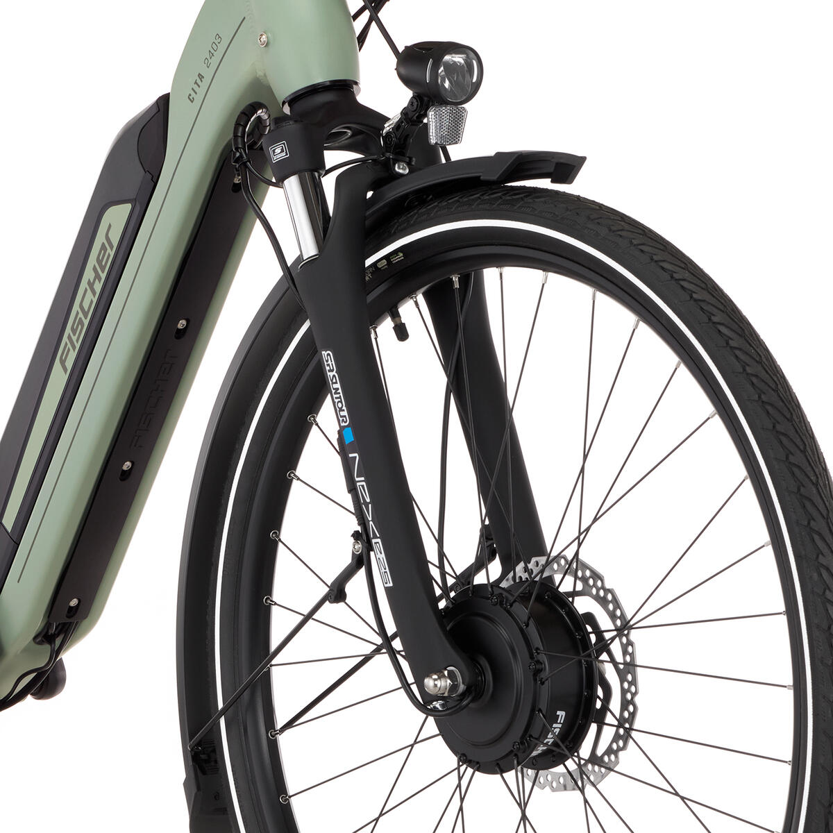 FISCHER City E-Bike CITA 2403 ACTIVE - grün, 28 Zoll, RH 50 cm, 459 Wh 7/7