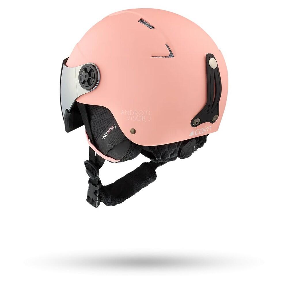 CAIRN Casque de ski ANDROID VISOR J - MAT PASTEL CORAL 2/3