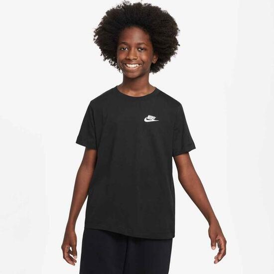 T-shirt junior nike nero