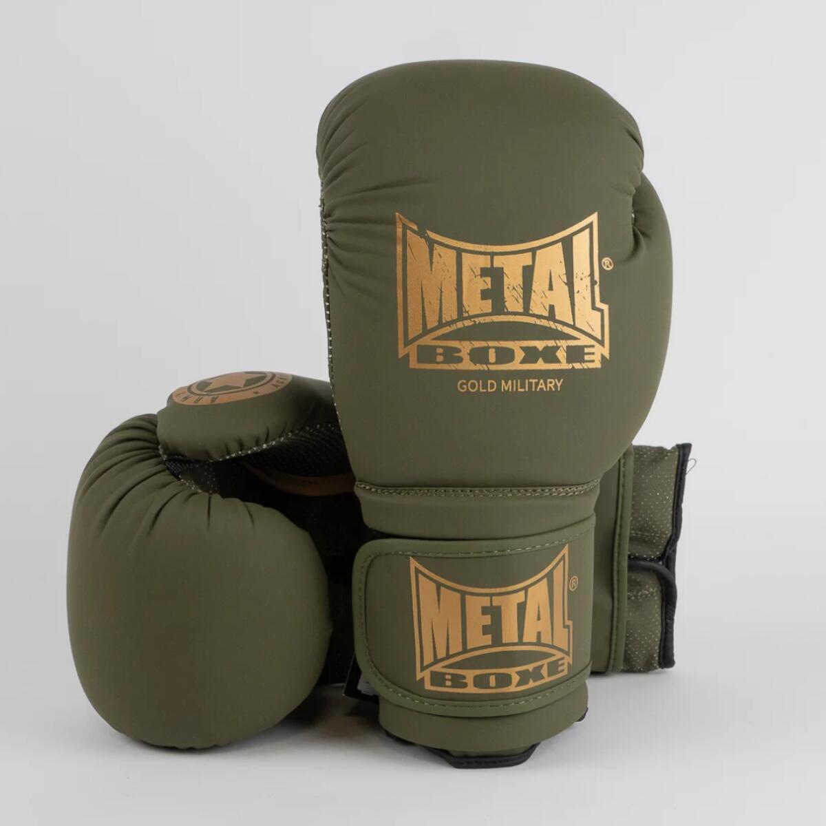 Boxhandschuhe Metal Boxe Militärgrün 8 oz 1/4