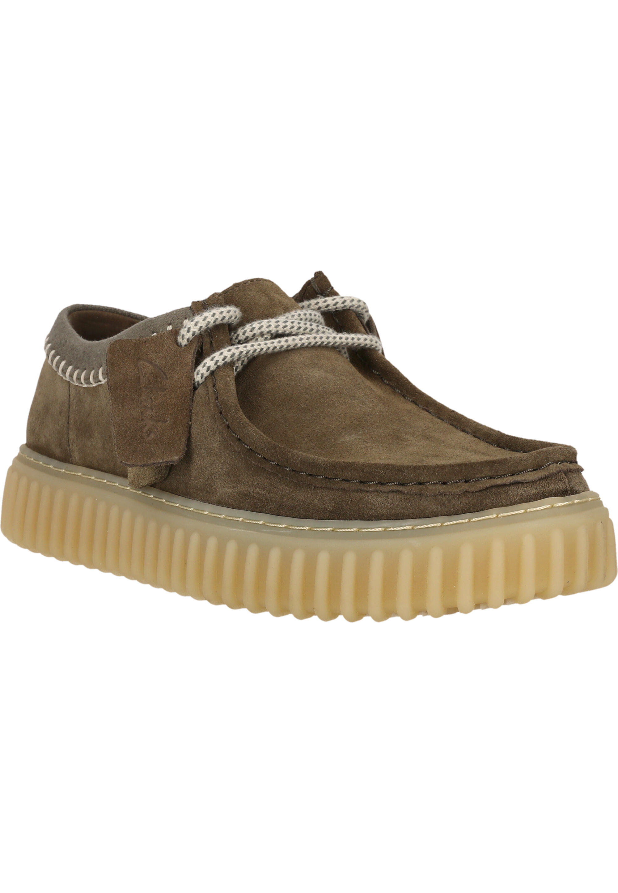 Scarpe Da Ginnastica Clarks Modello Torhill Lo Colore Verde 4/15