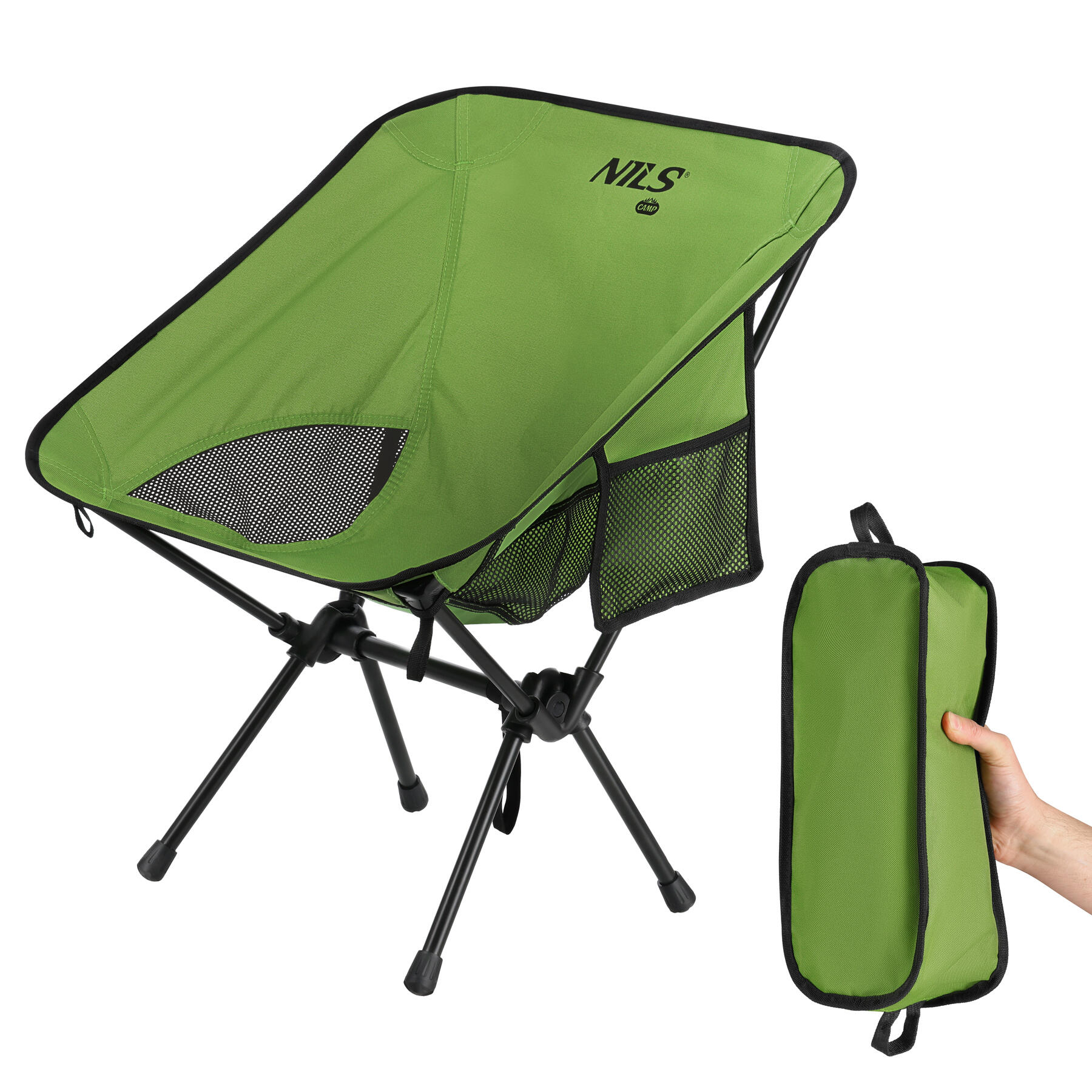 Chaise de camping pliable ultralégère  Nils Camp NC3320 2/7