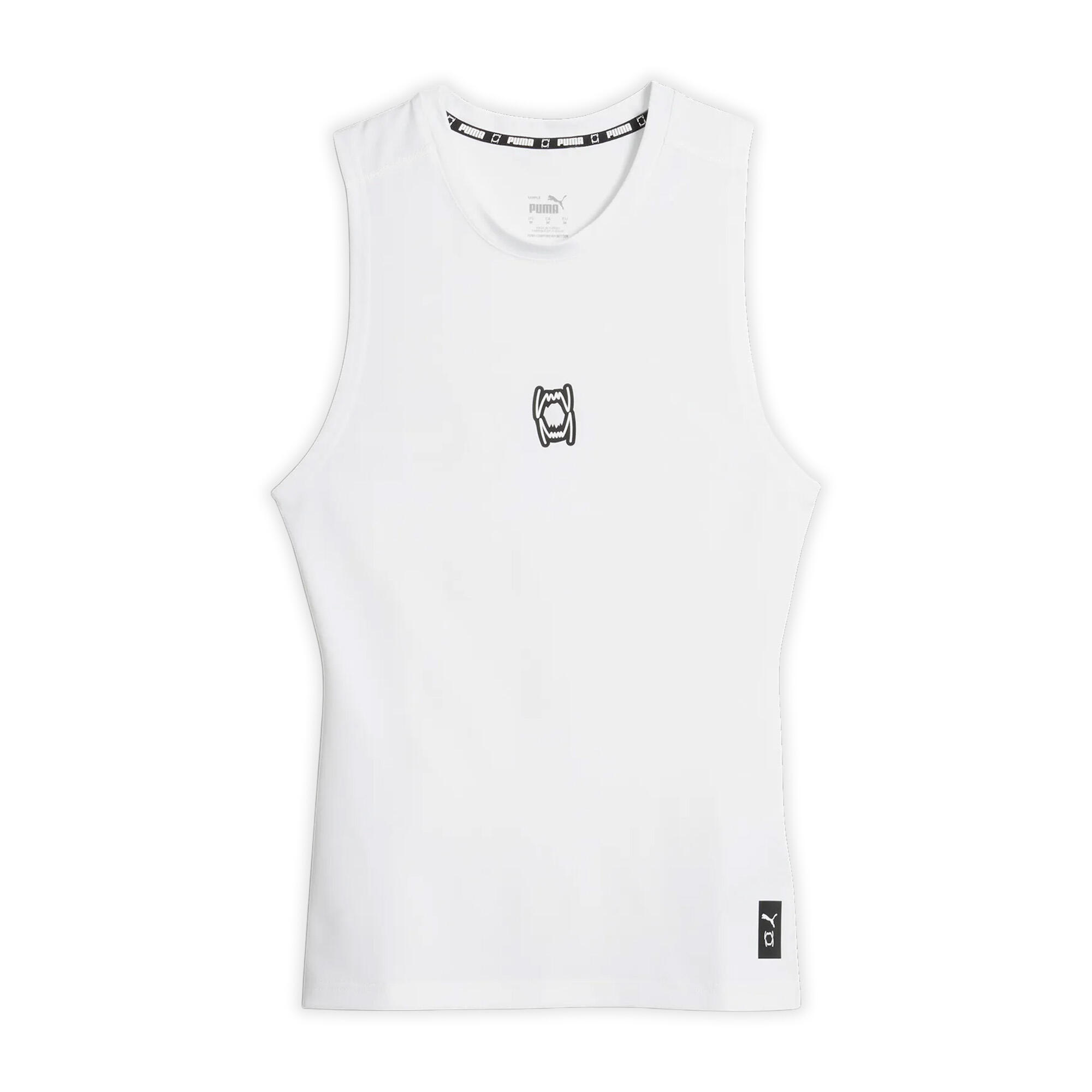 Camiseta Basquete Homem Hoops Team PUMA White 6/7