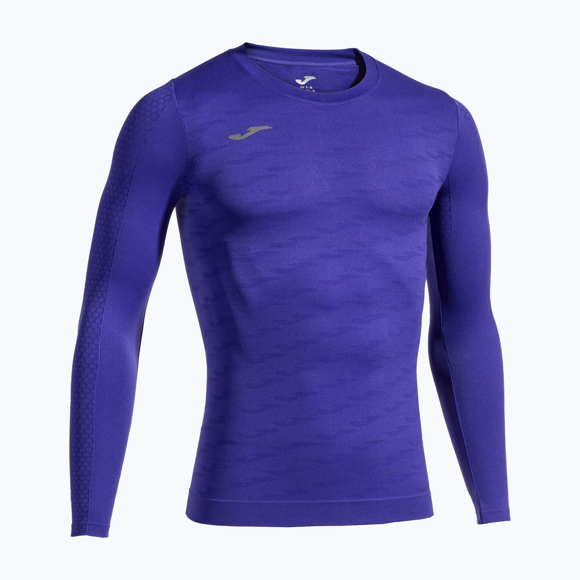 T-Shirt Manga Comprida Futebol Homem Joma Brama Classic Violeta 2/5